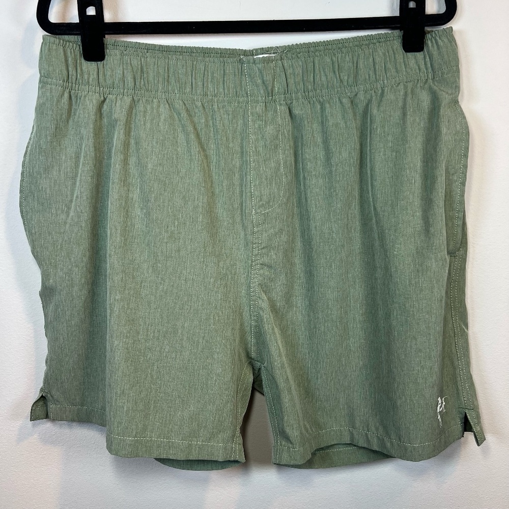 The Endless Summer Hybrid Pull On Shorts Sage Green Quick Dry Stretch Sporty XXL